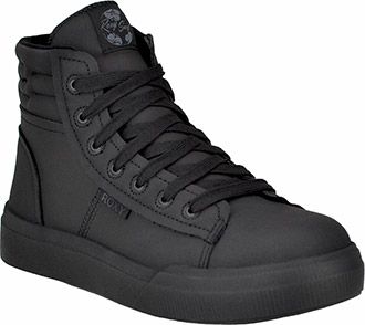 Women's Composite Toe Wedge Sole Metal Free Side-Zip Mid Work Shoe by Roxy