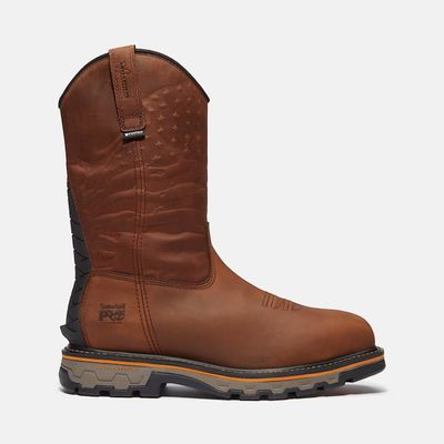 Men's True Grit USA Pull-On Composite Toe Waterproof Pull-on by Timberland Men's True Grit USA Pull-On Composite Toe Waterproof Pull-on by Timberland