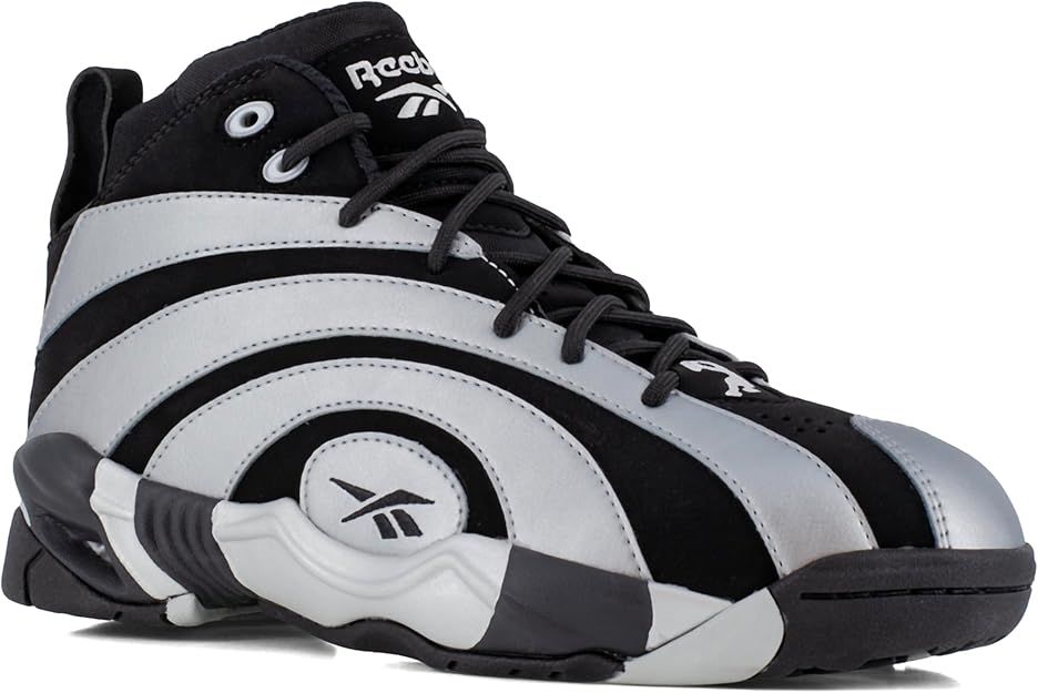 Men's Shaqnosis Composite Toe Metal Free High-Top Work Sneaker by Reebok