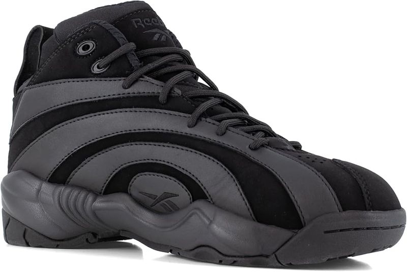 Men's Shaqnosis Composite Toe Metal Free High-Top Work Sneaker by Reebok