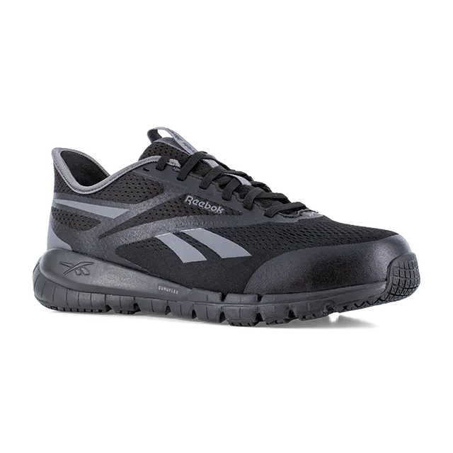 Men's Composite Toe Flex Trainer Work with Elevated Ease On/Off by Reebok
