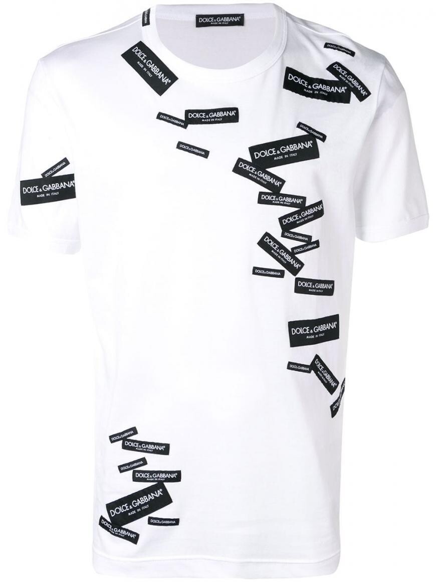 Mens Dolce & Gabbana Tagged T-Shirt