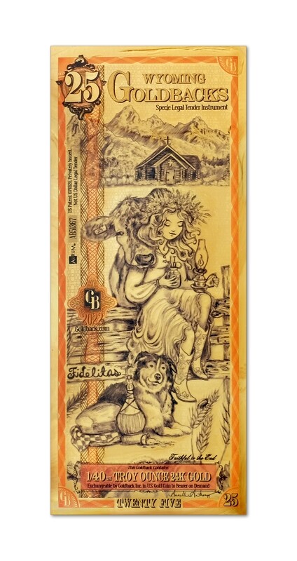 1 - Wyoming Goldback, Fidelitas