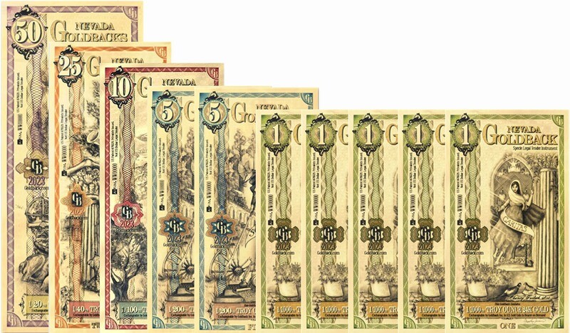 1 - Nevada $100 Goldback Bundle