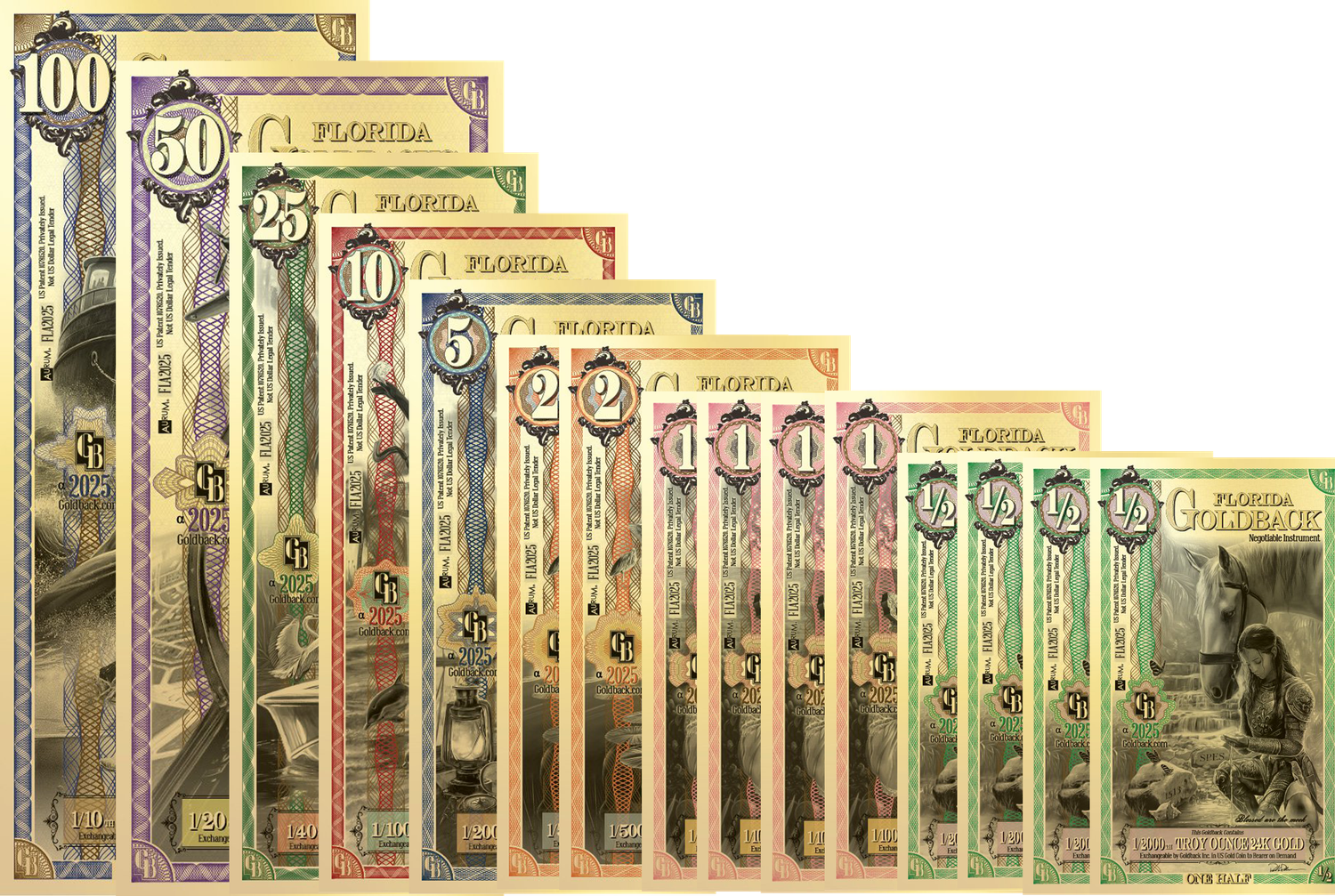 Florida $200 Goldback Bundle