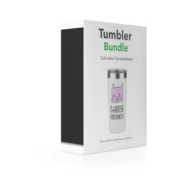 Tumbler Pricing Calculator Bundle