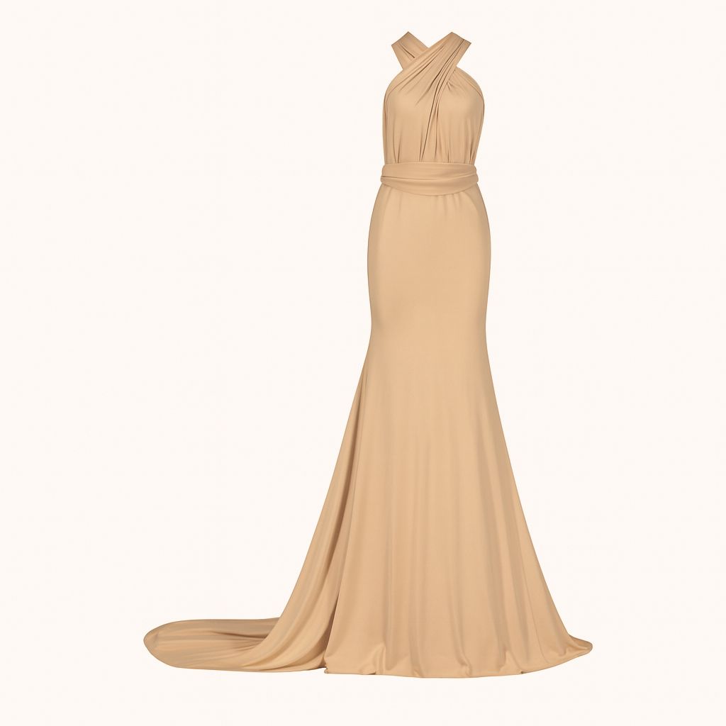 green emerald velvet dress Metallic Woven Maxi Dress in Gold, Large main image 0
