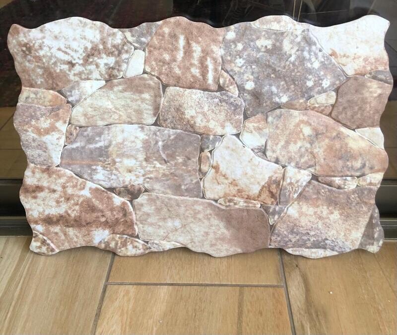 $ 17.990 M2 FACHALETA GRES PORCEL. RIBASSOS MIX  34X50  CAJA 1,19 M2