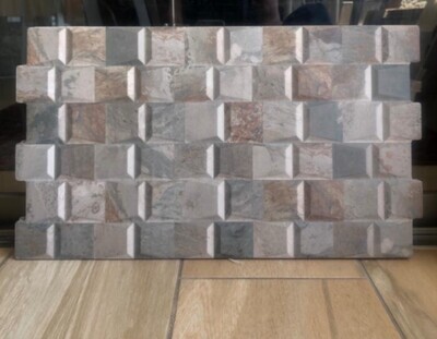 $ 12.990 M2 FACHALETA GRES PORCEL. PRISMA PIETRA 31X54 CMS  CAJA 1,34 M2