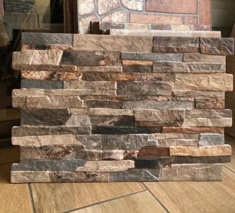 $ 17.990 M2 FACHALETA GRES PORCEL. ORDINO MIX 34X50 CMS  CAJA 1,19 M2
