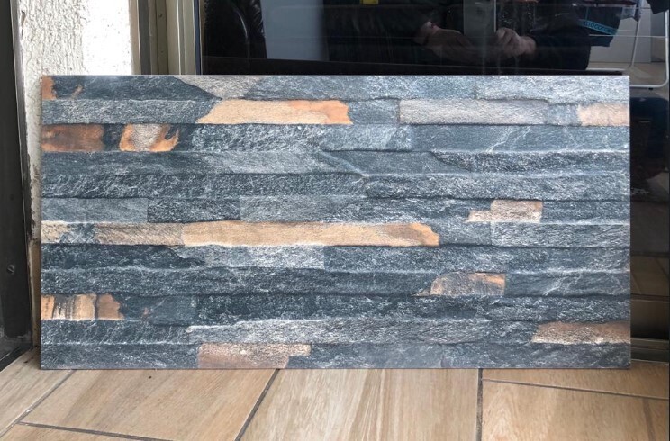 $ 12.990 M2 CERAMICA FACHADA PETRA 37310 35X70 CM  CAJA 1,68 M2