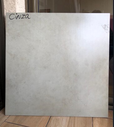 $ 9.990 M2 CERAMICA RECT. CIMENTO CINZA 600781 60X60  CAJA 2.5 M2