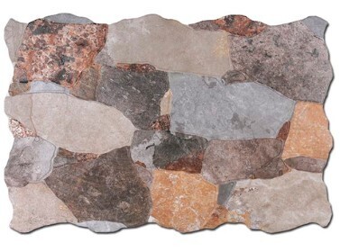 $ 17.990 M2 FACHALETA GRES PORCEL. MONCAYO GRIS MATE 34X50 CMS  CAJA 1,19 M2
