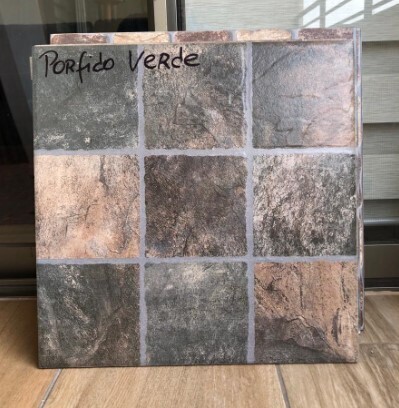 $ 8.990 M2 CERAMICA PORFIDO VERDE 35X35  CAJA 2,2 M2