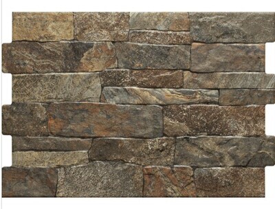 $ 17.990 M2 FACHALETA GRES PORCEL. TOSSAL MAGMA 34X50  CAJA 1.19  M2