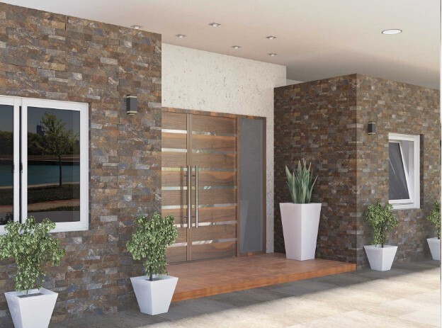 $ 17.990 M2 FACHALETA GRES PORCEL. TOSSAL MAGMA 34X50 CMS CAJA 1.19  M2