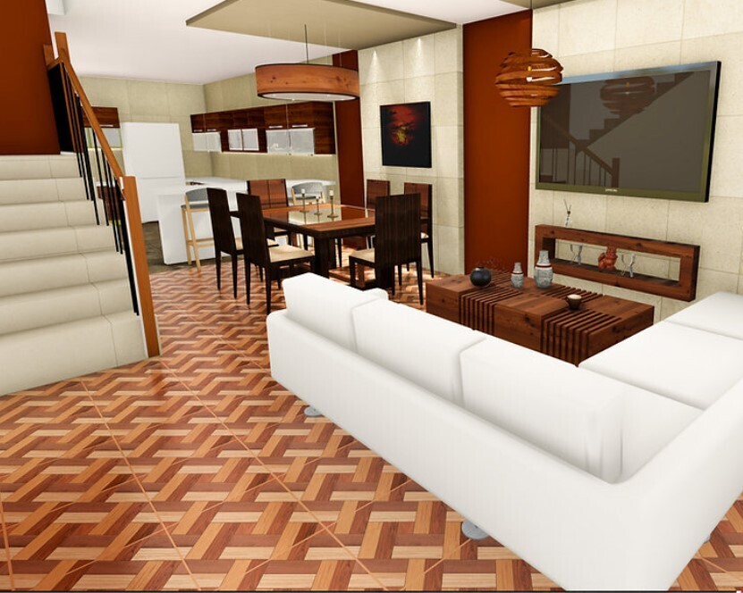 $9.990 M2 SEMI GRES CEDAR CARAMELO 42X42 CMS CAJA 1.79 M2