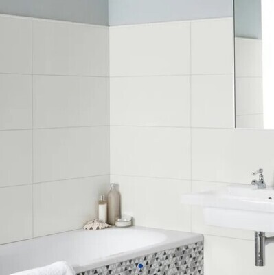 $ 8.990 M2 CERAMICA ACUARIO BLANCO  25X35 CMS CAJA 2.22 M2