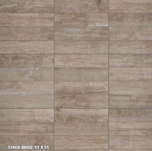 $7.990 M2  CERAMICA STAGE BEIGE 51X51 CMS     CAJA 2,08 M2
