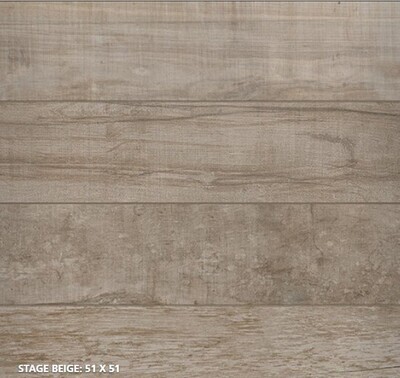 $7.990 M2  CERAMICA STAGE BEIGE 51X51 CMS     CAJA 2,08 M2