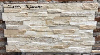$ 13.990 M2 FACHALETA GRES PORCEL. OASIS TOPAZIO 31X54 CMS  CAJA 1,51 M2