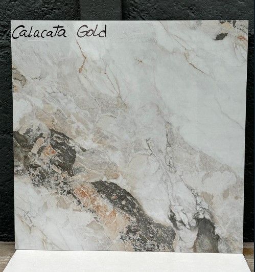 $14.990 M2  PORCELANATO PULIDO CALACATA GOLD 60X60 CMS  CAJA 1,44 M2