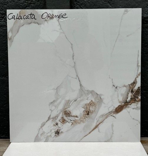 $14.990 M2  PORCELANATO PULIDO CALACATA ORANGE 60X60 CMS  CAJA 1,44 M2