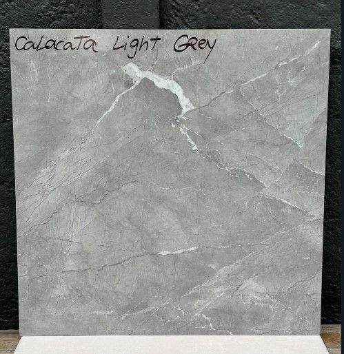 $14.990 M2  PORCELANATO PULIDO CALACATA LIGHT GREY 60X60 CMS  CAJA 1,44 M2