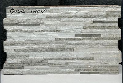 $ 12.990 M2 FACHALETA  GRES PORCEL. OASIS TROIA 31X54 CMS  CAJA 1,51 M2