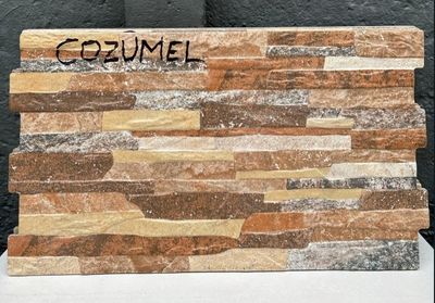 $ 12.990 M2 FACHALETA  GRES PORCEL. OASIS COZUMEL 31X54 CMS  CAJA 1,51 M2