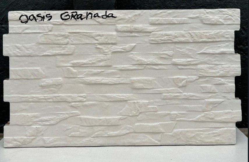 $ 12.990 M2 FACHALETA GRES PORCEL. OASIS GRANADA 31X54 CMS  CAJA 1,51 M2
