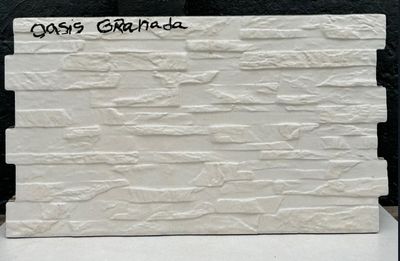 $ 12.990 M2 FACHALETA GRES PORCEL. OASIS GRANADA 31X54 CMS  CAJA 1,51 M2