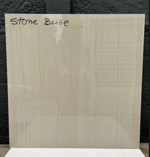 $12.990 M2  PORCELANATO  PULIDO STONE BEIGE JS6835 60X60 CMS  CAJA 1,44 M2