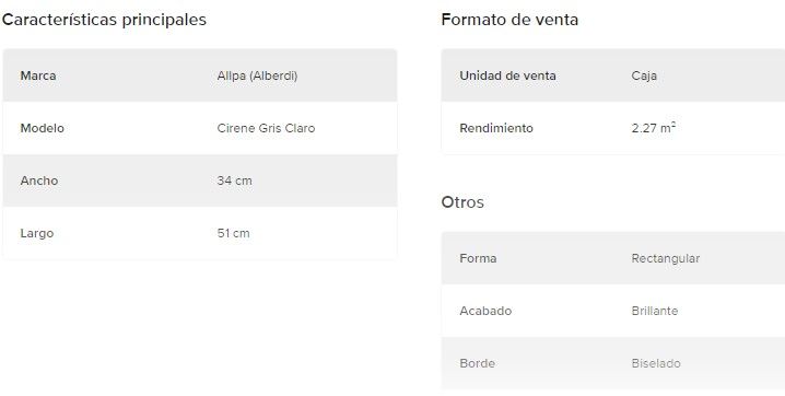 $8.990 M2 CERAMICA  CIRENE GRIS  34X51  CAJA 2,27 M2