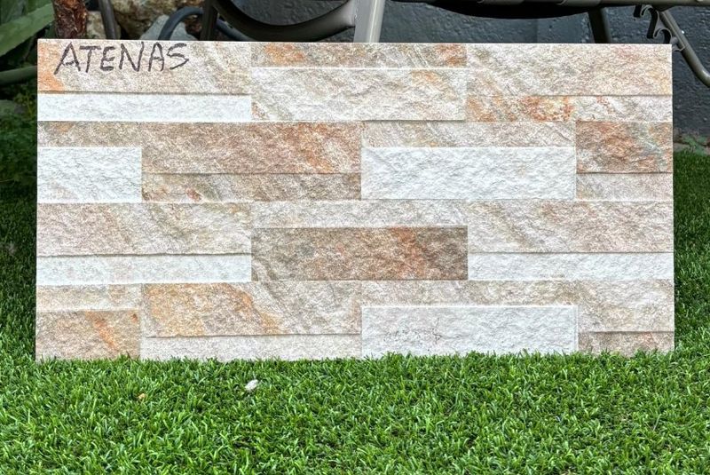 $12.990 M2 FACHALETA PORCELANATO ATENAS  30X60 CM  CAJA 1.44 M2
