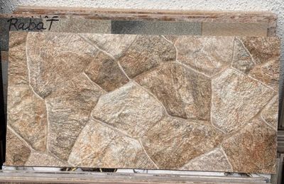 $19.990 M2 FACHALETA PORCELANATO PIEDRA GOLD 30X60 CM  CAJA 0.9 M2
