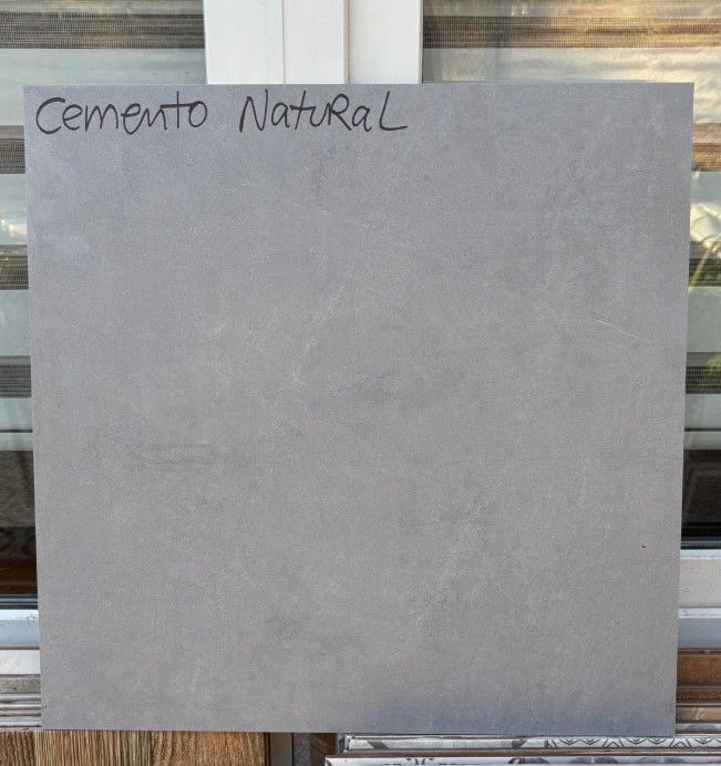 $ 16.990  M2 PORCELANATO CEMENTO NATURAL  60x60 CMS                                        CAJA 1,44 M2