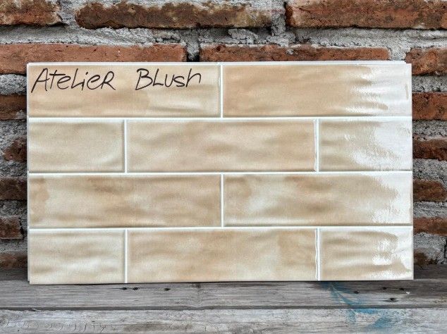 $8.990 M2  CERAMICA ATELIER BLUSH  31X56 CM  CAJA 1.92 M2