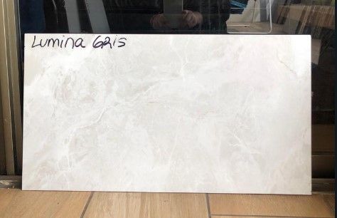 $ 8.990 M2  CERAMICA RECT. LUMINA GRIS 32X59 CM  CAJA 2.3 M2