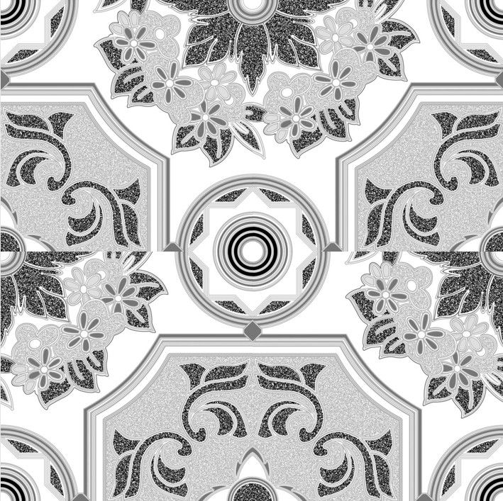 $8.990 M2 CERAMICA GEOMETRIC NERO  45X45 CMS        CAJA 2,32M2