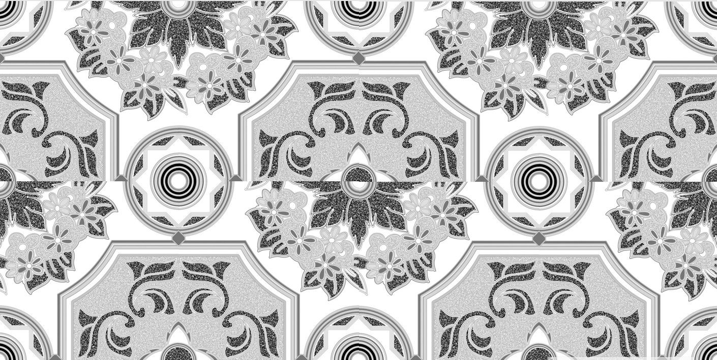$8.990 M2 CERAMICA GEOMETRIC NERO  45X45 CMS        CAJA 2,32M2