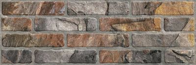 $ 16.990 M2 FACHALETA GRES PORCELANICO BARBATE SLATE 20X60 CM  CAJA 1.68 M2