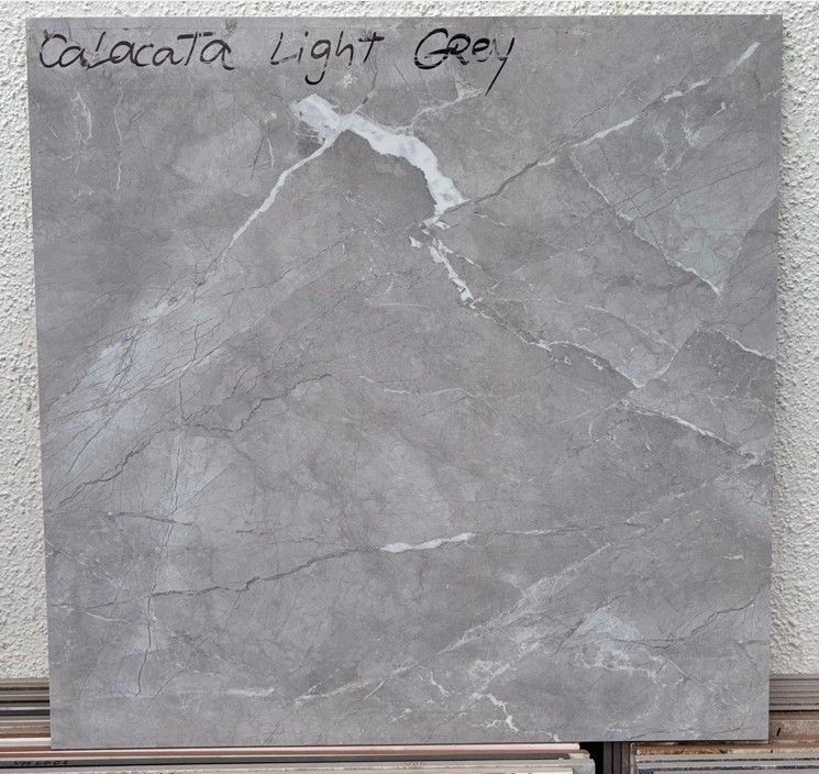 $15.990 M2  PORCELANATO PULIDO CALACATA LIGHT GREY 60X60 CMS  CAJA 1,44 M2