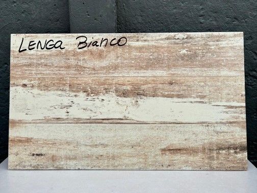 $9.990  M2 CERAMICA MADERA LENGA BIANCO 31X53 CMS                                                  CAJA 1,65M2