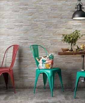 $ 12.990 M2 FACHALETA GRES PORCEL. OASIS TOPAZIO 31X54 CMS  CAJA 1,51 M2