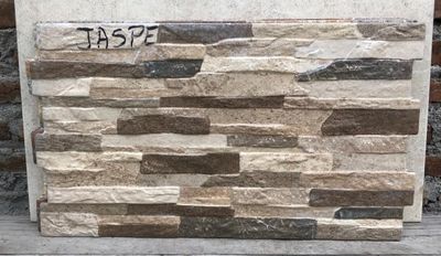 $ 12.990 M2 FACHALETA GRES PORCEL. OASIS JASPE 31X54 CMS  CAJA 1,51 M2