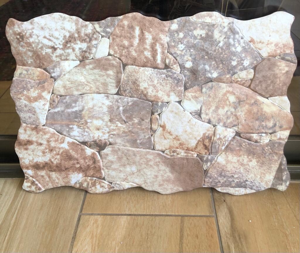 $ 17.990 M2 FACHALETA GRES PORCEL  RIBASSOS MIX  34X50  CMS CAJA 1,19 M2