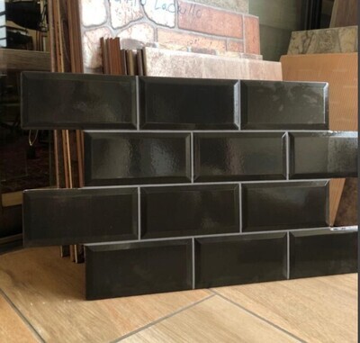 $ 12.990 M2 FACHALETA GRES PORCEL. METRO PETROLEO 31X54 CMS  CAJA 1,58 M2
