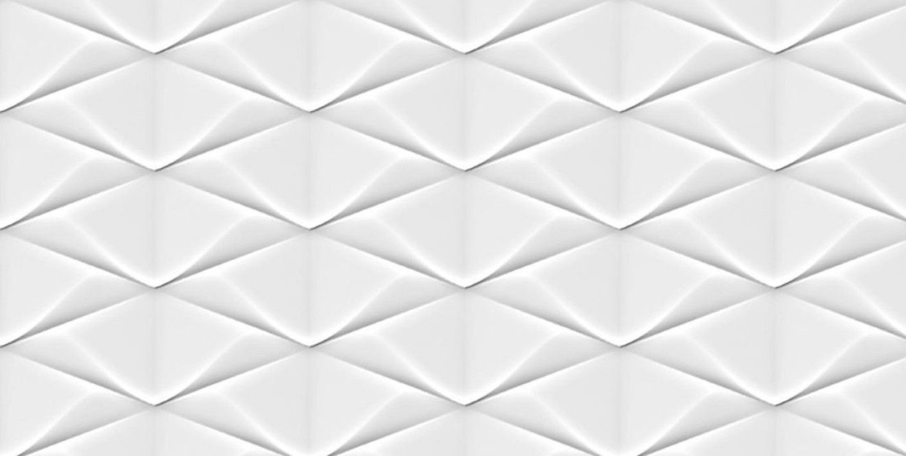 $ 8.990 M2 CERAMICA  ABANICO BLANCO  32X57 CMS  CAJA 2.0 M2
