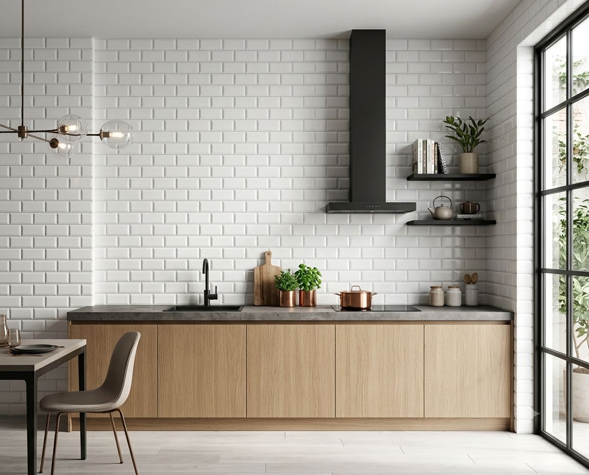 $ 7.990 M2 CERAMICA LADRILLOS BLANCOS LBOS2525 20X30 CMS  CAJA 1.5 M2